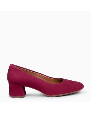 Schuhe für Damen MIMAO REDONDO ZAPATOS DE TACON BAJO DE ANTE GRANATE BURDEOS