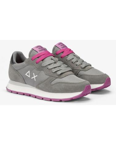 Sportif pour Femme SUN68 ZAPATILLA ALLY SOLID NYLON Z44201 34 GRIS