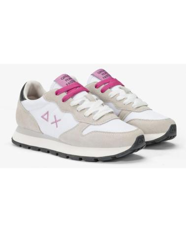 Sportif pour Femme SUN68 ZAPATILLA ALLY SOLID NYLON Z44201 01 BLANCO
