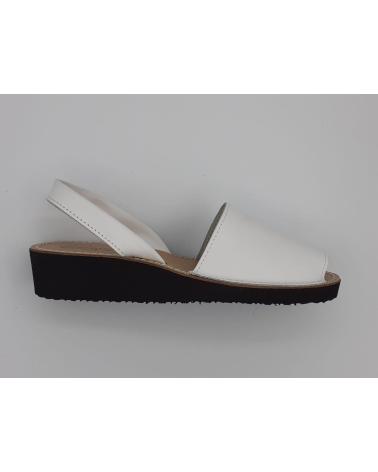 Sandales pour Femme HURAN MENORQUINA PIEL CUNA BLANCO