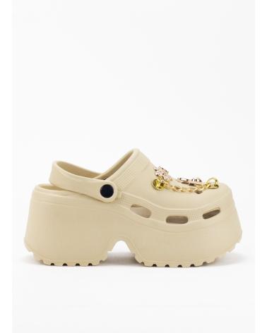 Zuecos de Mujer KESLEM CHANCLA G2439 BEIGE