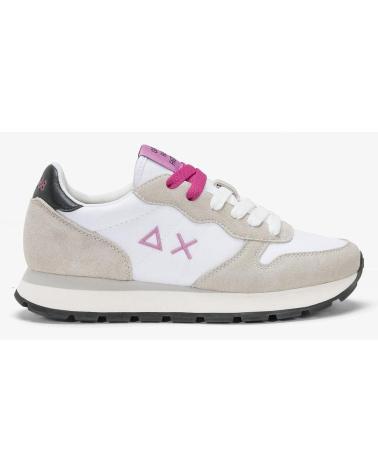 Sportif pour Femme SUN68 ZAPATILLA ALLY SOLID NYLON Z44201 01 BLANCO