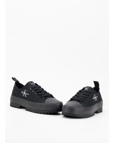 Deportivas de Mujer CALVIN KLEIN ZAPATILLA LUGGED HYBRID LACEUP ML MTR NEGRO