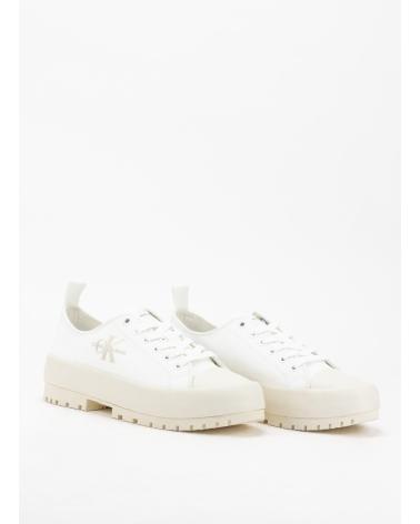 Deportivas de Mujer CALVIN KLEIN ZAPATILLA LUGGED HYBRID LACEUP ML MTR BLANCO