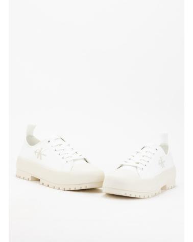 Deportivas de Mujer CALVIN KLEIN ZAPATILLA LUGGED HYBRID LACEUP ML MTR BLANCO
