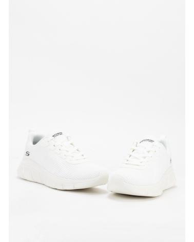 SKECHERS BOBS SPORT B FLEX BLANC POUR FEMME BLANCO