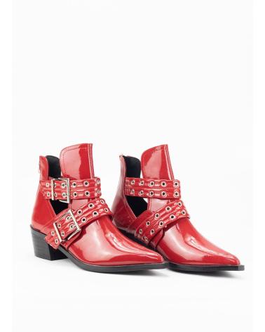 Botines de Mujer KESLEM BOTIN M4715 ROJO