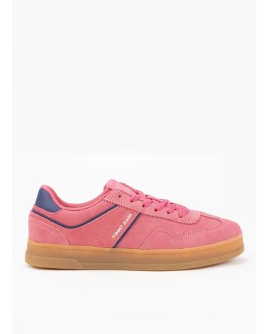 Deportivas-De-Mujer-TOMMY-HILFIGER-ZAPATILLAS-THE-GREENWICH-SUEDE-ROSA