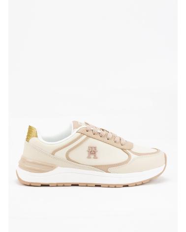 Sportivo per Donna TOMMY HILFIGER ZAPATILLAS CASUAL FASHION RUNNER LTHR BEIGE
