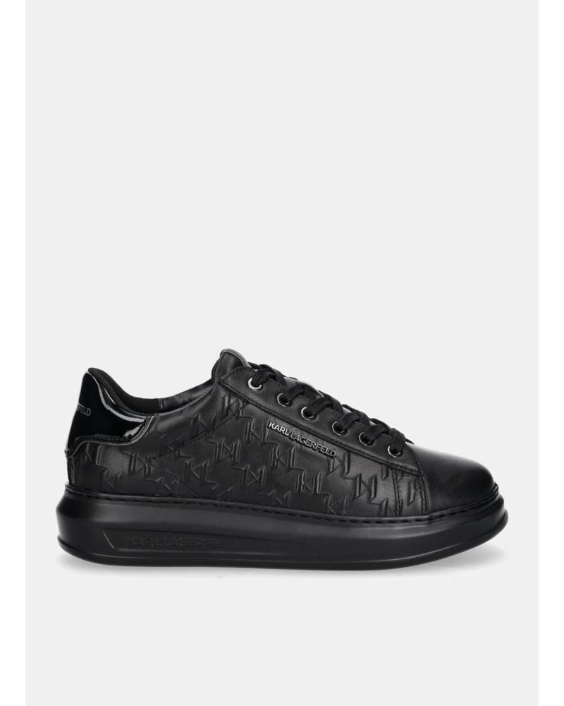 Sportif pour Homme KARL LAGERFELD KAPRI MENS MONOGRAM EMBOSS LO NEGRO