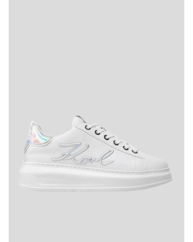 Sportivo per Donna KARL LAGERFELD ZAPATILLAS KAPRI SIGNIA LACE LTHR BLANCO