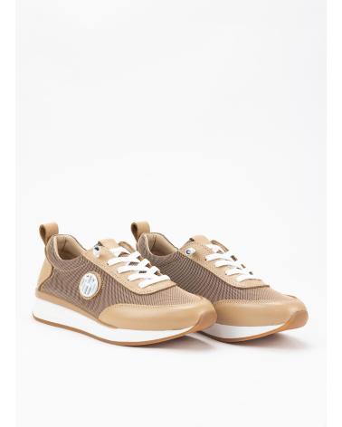 Esportes  de Mulher THE HAPPY MONK ZAPATILLAS VANITY-010 CAMEL