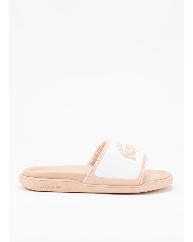 Zehansandalen für Damen LACOSTE CHANCLAS LAOSTE SERVE SLIDE DUAL ROSA