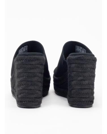 Woman Sandals CALVIN KLEIN WEDGE ROPE SLIDE MG NEGRO