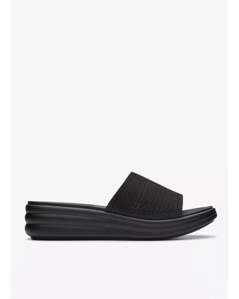 Zehansandalen für Damen CLARKS DRIFT TWIST NEGRO