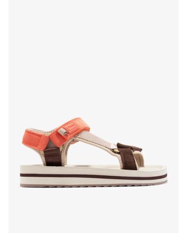 Sandales pour Femme D FRANKLIN FOREST HIGH STRIPS MARRON
