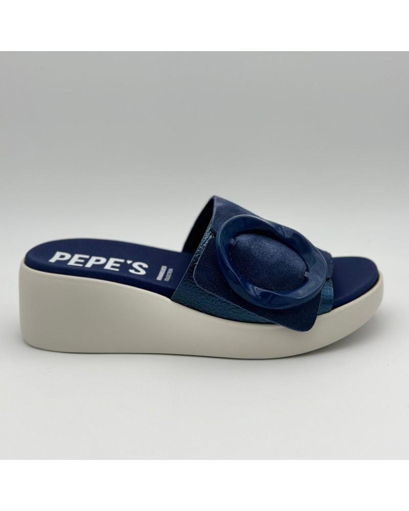 Sandálias de Mulher PEPE MENARGUES MUJER SANDALIAS ZUECO HEBILLA 10564 CIERVO STAR SERRAJE MARI AZUL
