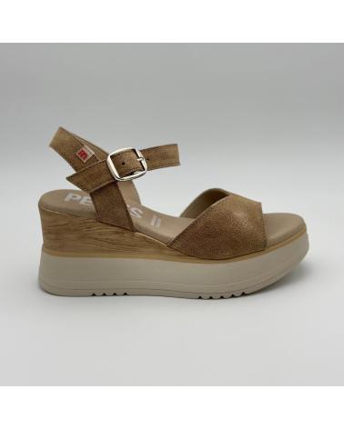 Sandálias de Mulher PEPE MENARGUES MUJER SANDALIAS HEBILLA 11180 SERRAJE BAMBI VIOLETA BEIG NAT BEIGE