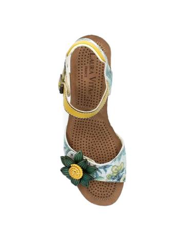 Sandali per Donna LAURA VITA FACYO-06 PIEL KAKI