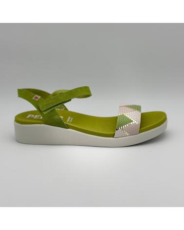 Sandálias de Mulher PEPE MENARGUES MUJER SANDALIAS 10532 BANDA SERRAJE HOJA MILOS BLANCO VERDE