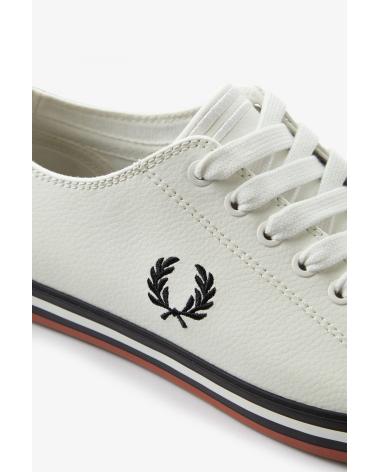 Sneaker für Herren FRED PERRY KINGSTON LEATHER B7163 172 PORCELAIN - 41 BEIGE WHITE