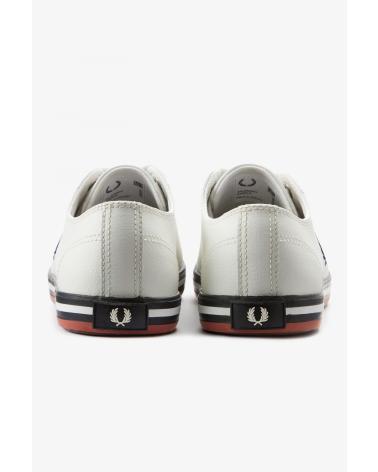 Sneaker für Herren FRED PERRY KINGSTON LEATHER B7163 172 PORCELAIN - 41 BEIGE WHITE
