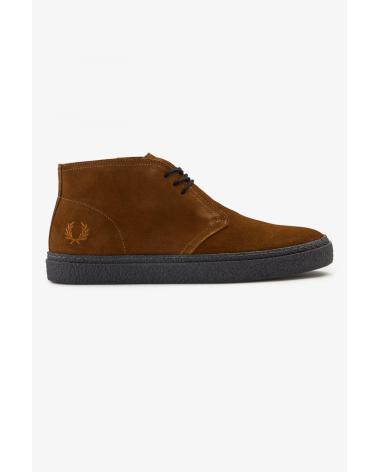 Stivaletti per Uomo FRED PERRY HAWLEY SUEDE B4361 GINGER - 41 BROWN