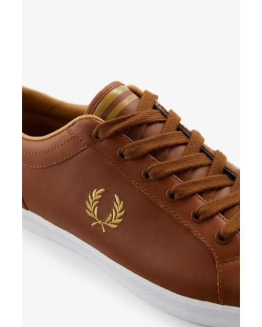 Sportif pour Homme FRED PERRY BASELINE LEATHER B4330 TAN - 40 BROWN
