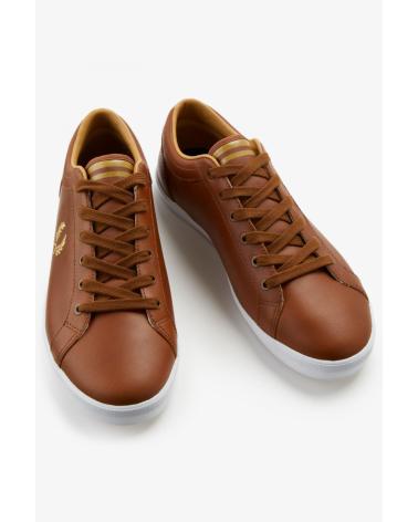Deportivas de Hombre FRED PERRY BASELINE LEATHER B4330 TAN - 40 BROWN