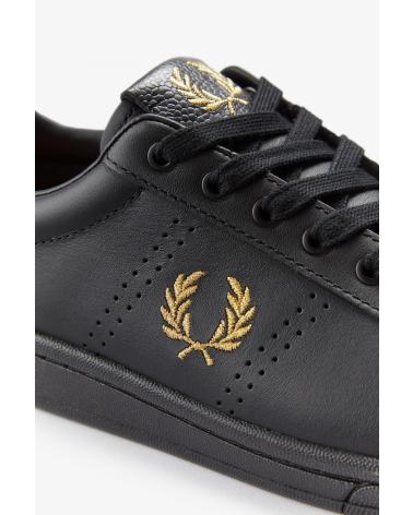 Deportivas de Hombre FRED PERRY B721 B4290 LEATHER TAB - 40 BLACK