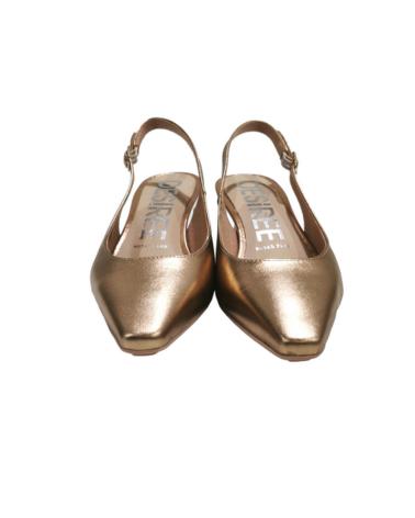 Bailarinas de Mujer DESIREÉ ZAPATO VESTIR DE PIEL CON TACON ROSE