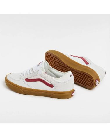Sneaker für Herren VANS OFF THE WALL ZAPATILLAS VANS SKATE ROWLEY RED-WHITE-GUM MULTICOLOR