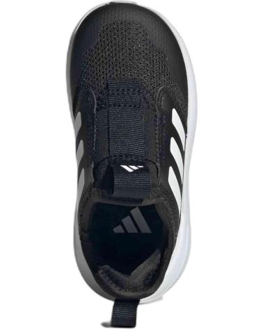 ADIDAS TENSAUR COMFORT AC I - BLACK KIDS' SLIP-ON SNEAKERS NEGRO