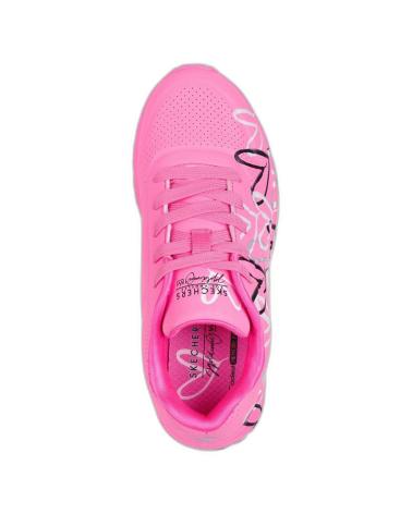 Sportivo per Donna SKECHERS ZAPATILLAS UNO LITE PARA NINAS EN COLOR ROSA