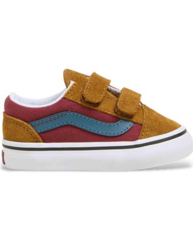 girl and boy Trainers VANS OFF THE WALL ZAPATILLAS VANS OLD SKOOL V PARA BEBE EN COLOR MARRON