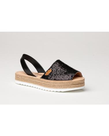 Sandali-De-Mujer--IBICENCA-GLITTER-SEQUINS-GEL-MEMORY-FOAM-1253-NEGRO