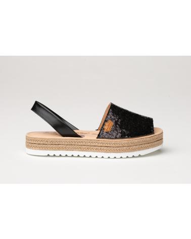 Sandali-De-Mujer--IBICENCA-GLITTER-SEQUINS-GEL-MEMORY-FOAM-1253-NEGRO