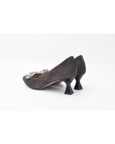 Bailarinas-De-Mujer-EVA-MAÑAS-SALON-DE-PIEL-FIESTA-CON-ADORNO-1503-GRIS