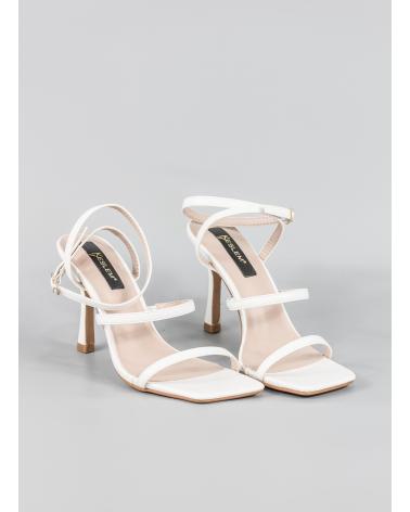Sandalias-De-Mujer-KESLEM-SANDALIAS-EN-COLOR--PARA-MUJER-BLANCO