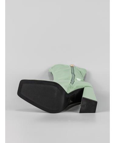 Botas de Mujer KESLEM BOTINES EN COLOR  PARA MUJER VERDE