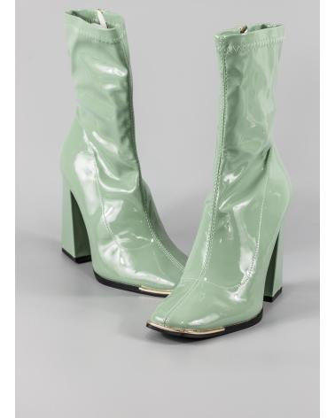 Botas de Mujer KESLEM BOTINES EN COLOR  PARA MUJER VERDE