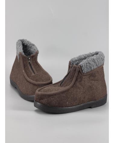 Botines-De-Hombre-KESLEM-ZAPATILLAS-CASA-EN-COLOR--PARA-HOMBRE-MARRON