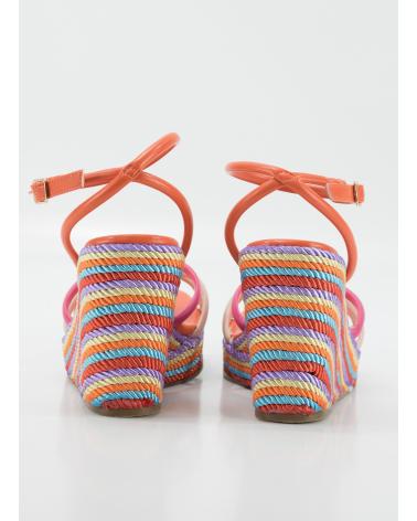Sandalias-De-Mujer-KESLEM-SANDALIAS-CAMBEL-NARANJA