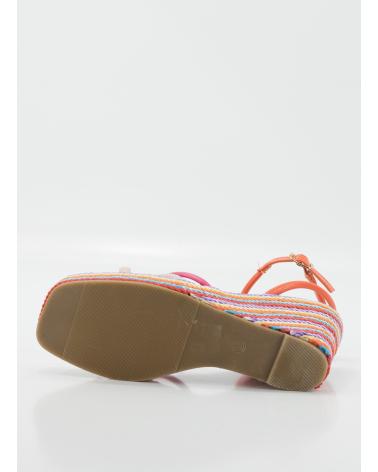 Sandalias-De-Mujer-KESLEM-SANDALIAS-CAMBEL-NARANJA