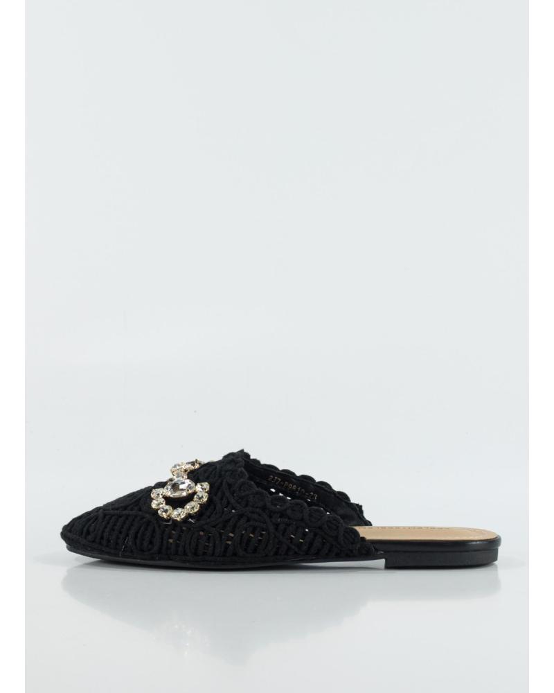 Sandales pour Femme KESLEM SANDALIA MULES NEGRO