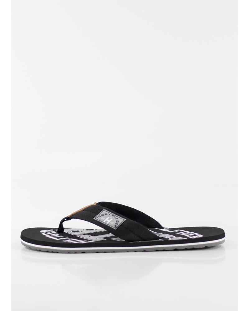 Infradito per Uomo TOMMY HILFIGER CHANCLAS EN COLOR  PARA NEGRO