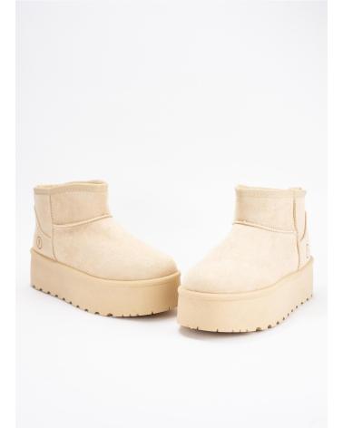 Botas de Mujer KESLEM BOTINES EN COLOR PARA BEIGE