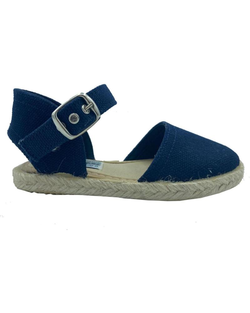 Sandali per Bambina CALZADOMANIA LONA NINA ESPARTO MARINO