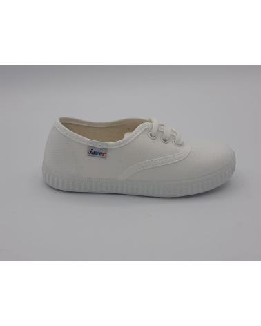 Sneaker-De-Niña-JAVER-ZAPATILLA-LONA-CORDON-BLANCO