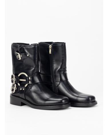 Botines de Mujer KESLEM BIKERS MISURI NEGRO